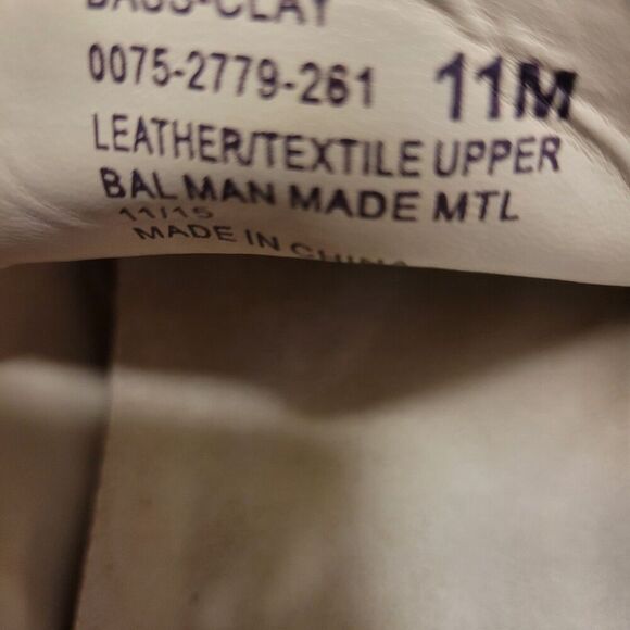 G.H. Bass & Co Patterson Size 11M Brown Leather and Tweed Men’s Lace Up Shoes - Picture 8 of 8